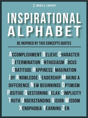 cover image of Inspirational Alphabet--Inspirational Quotes and Ideals